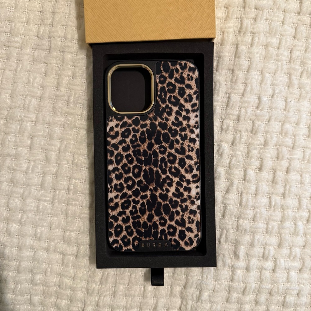 BURGA Leopard Print iPhone 12 Pro Max Case